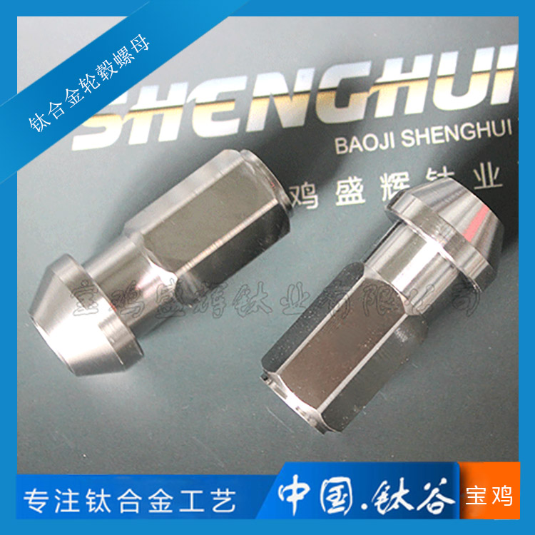 鈦合金標準件  TC4 汽車輪轂螺母